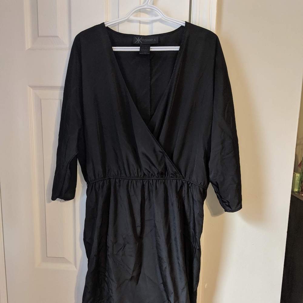Loose fitting little black dress